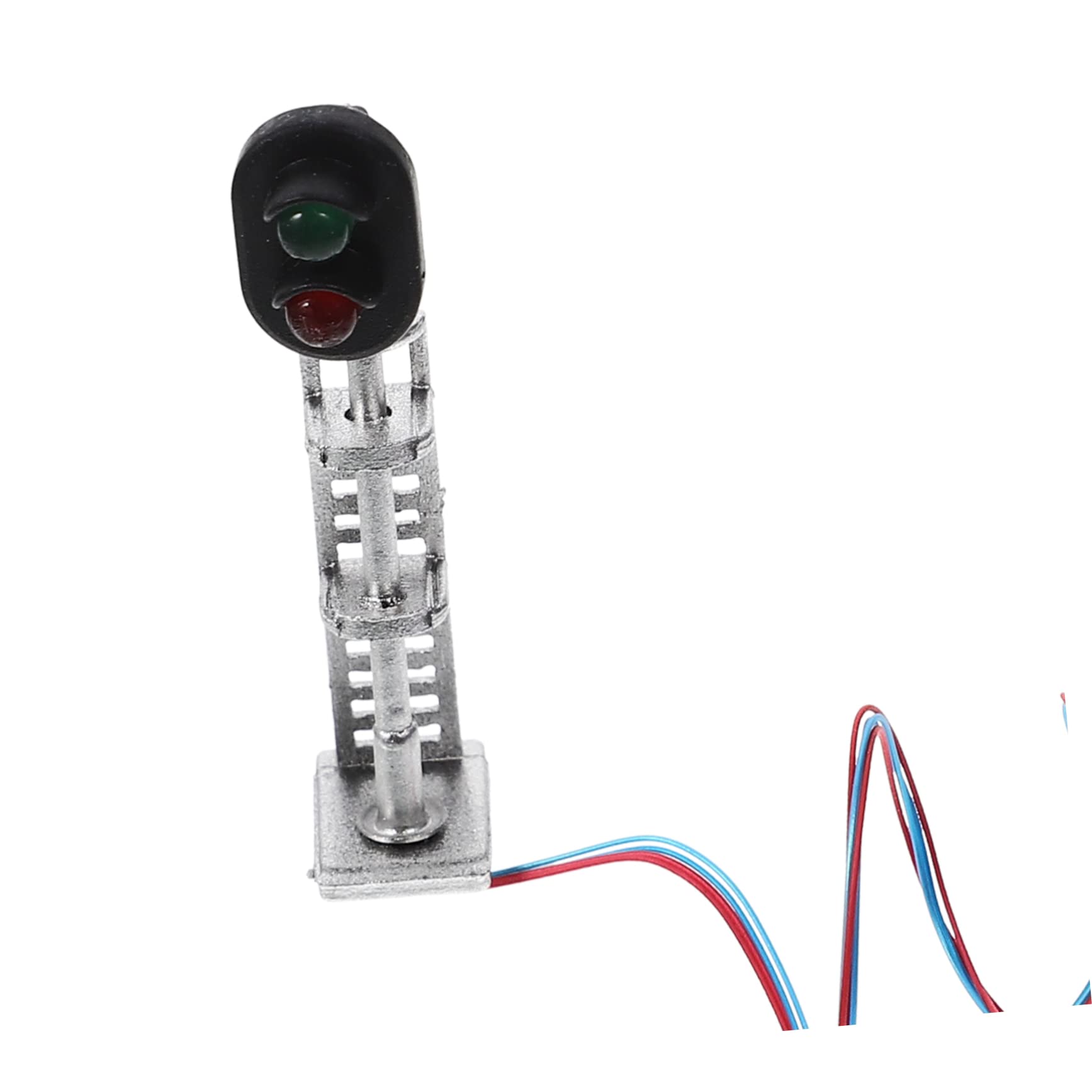 Vaguelly Miniature Traffic Light Model for Sand Table DIY Projects Realistic Design Signal Light for Train Models Sturdy Material for Creative Displays and Decor