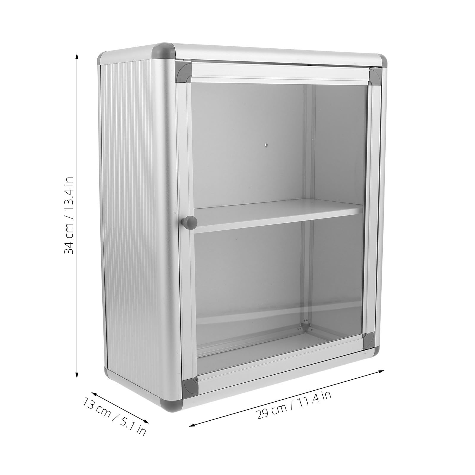 ABOOFAN Caja de Almacenamiento para Medicamentos de Pared, Botiquín de Primeros Auxilios Compacto y Conveniente para Organizar Medicinas Hogar