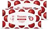 by Amazon Red Nose Day Facial Tissues, 3-ply 90 sheets, Twin Pack 2 pack, Lotioned tissues – on behalf of Comic Relief