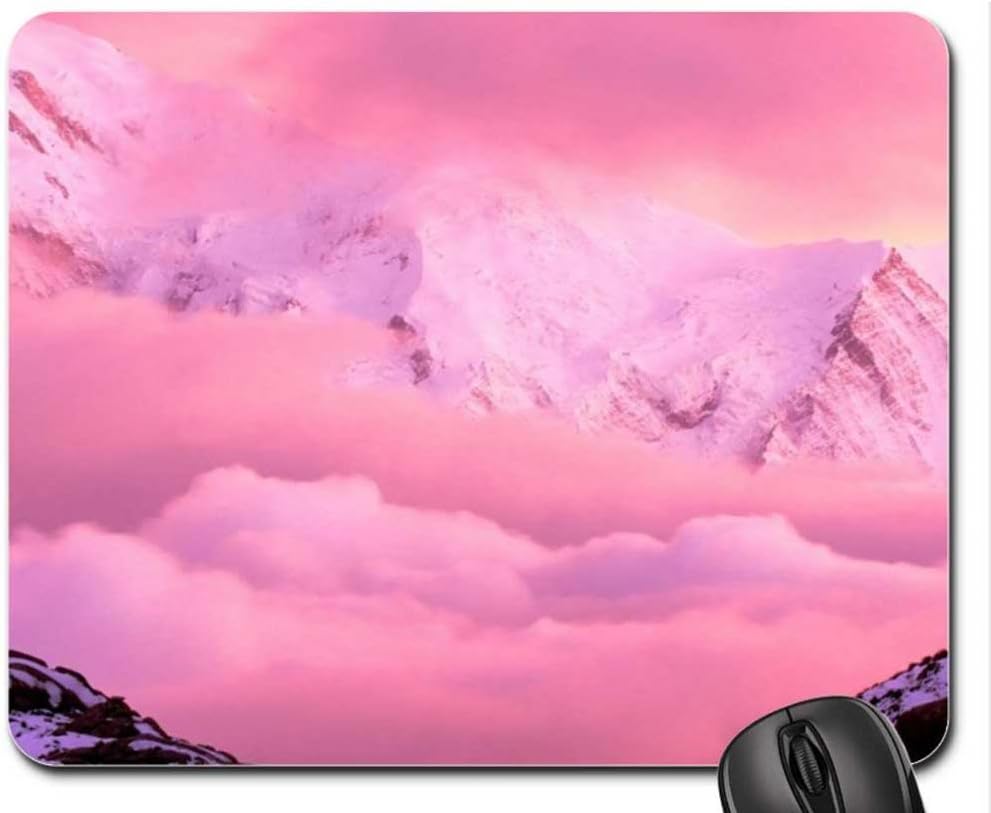 French Alps Mount Blanc Located in France and Italy Mouse Pad, Mousepad (Mountains Mouse Pad)