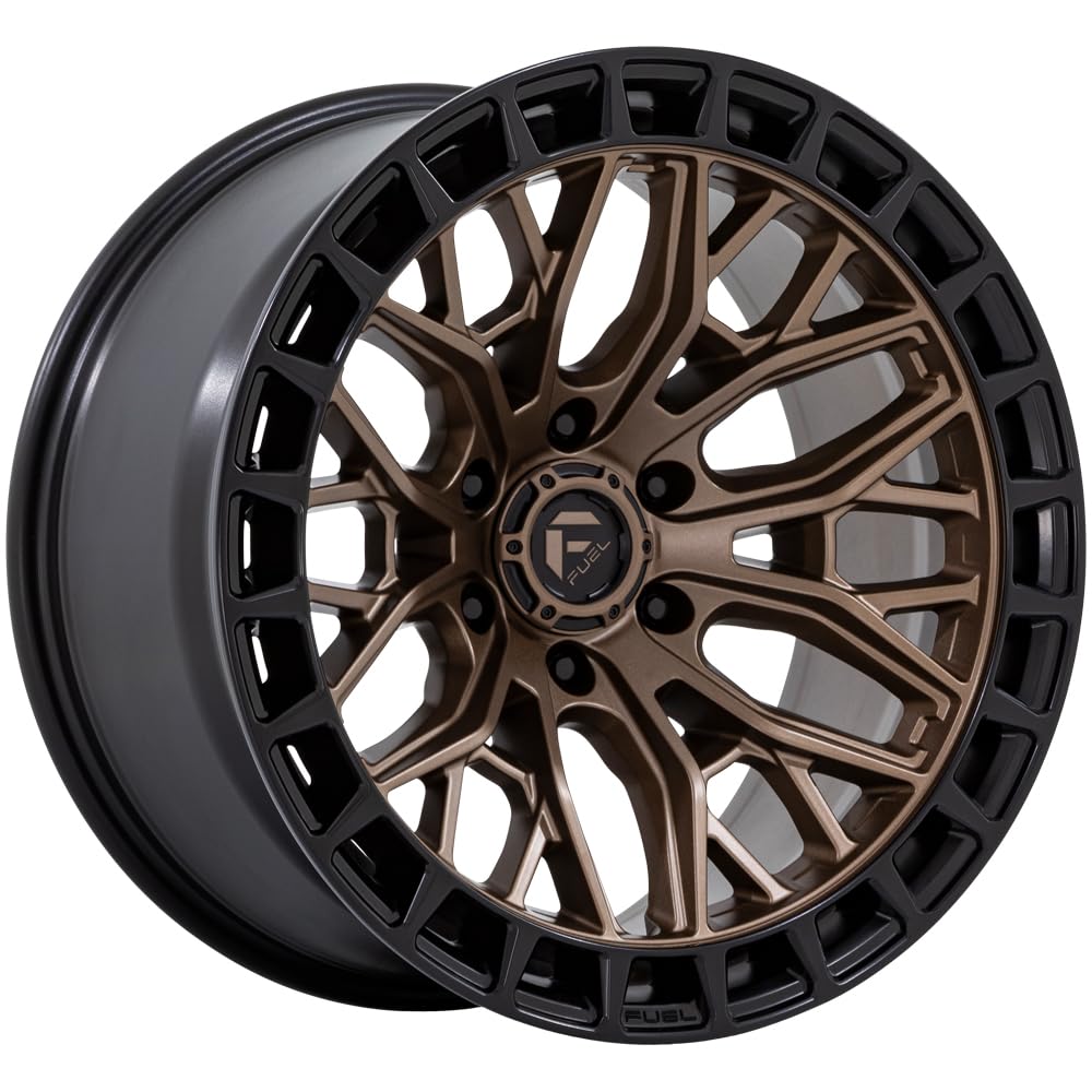 FUEL OFF-ROAD FC869 SIGMA 17X9, 6X5.5, 4.53, -12mm MATTE BRONZE W/ MATTE BLACK LIP - FC869ZB17906812N