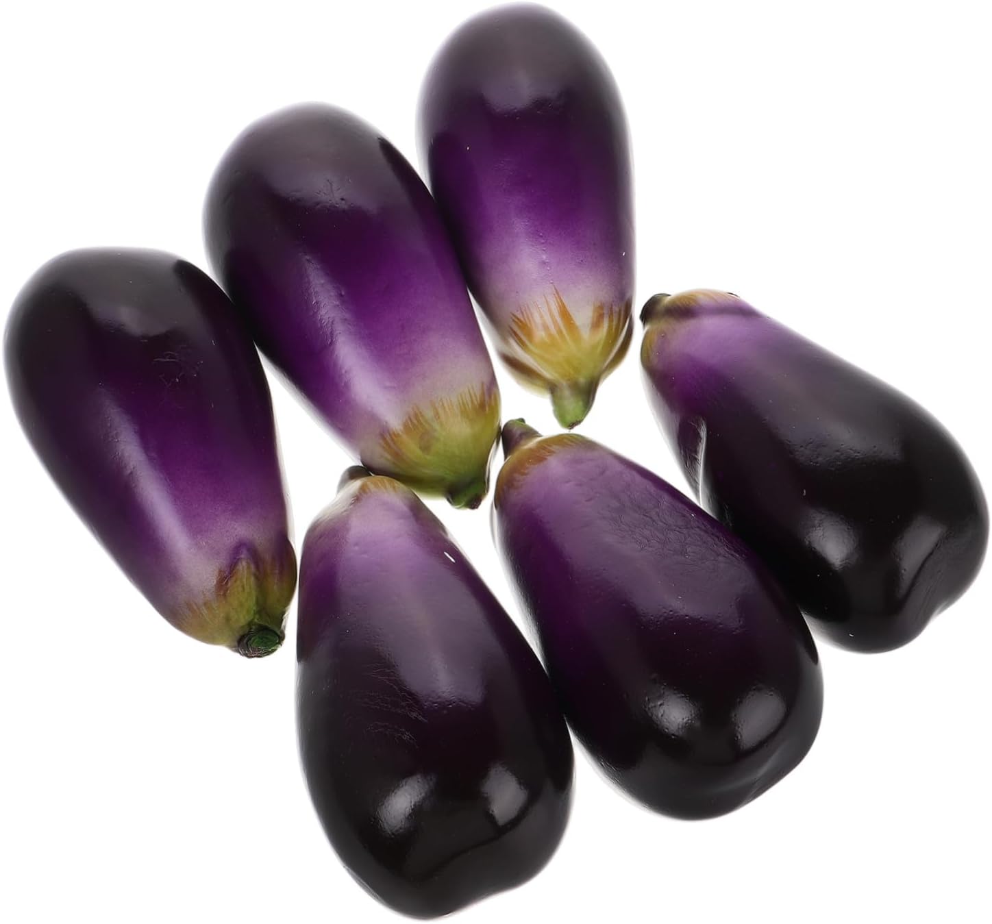 Decorative Faux Plant Decor 6pcs Simulated Vegetables for Interior Exterior Decoration Props Set