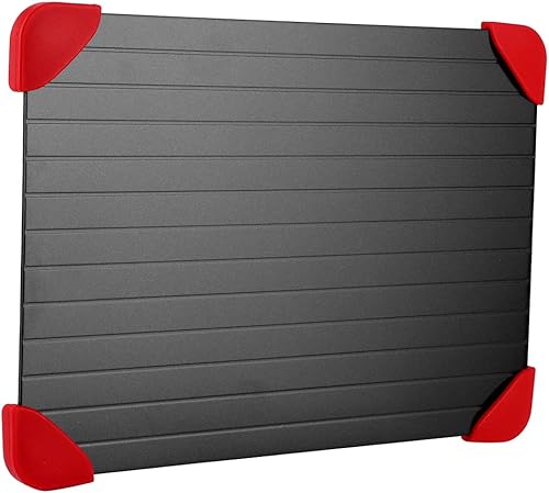 Placa de descongelación multifuncional para el hogar bandeja de descongelación antiadherente de aluminio prevención de incendios para protección de