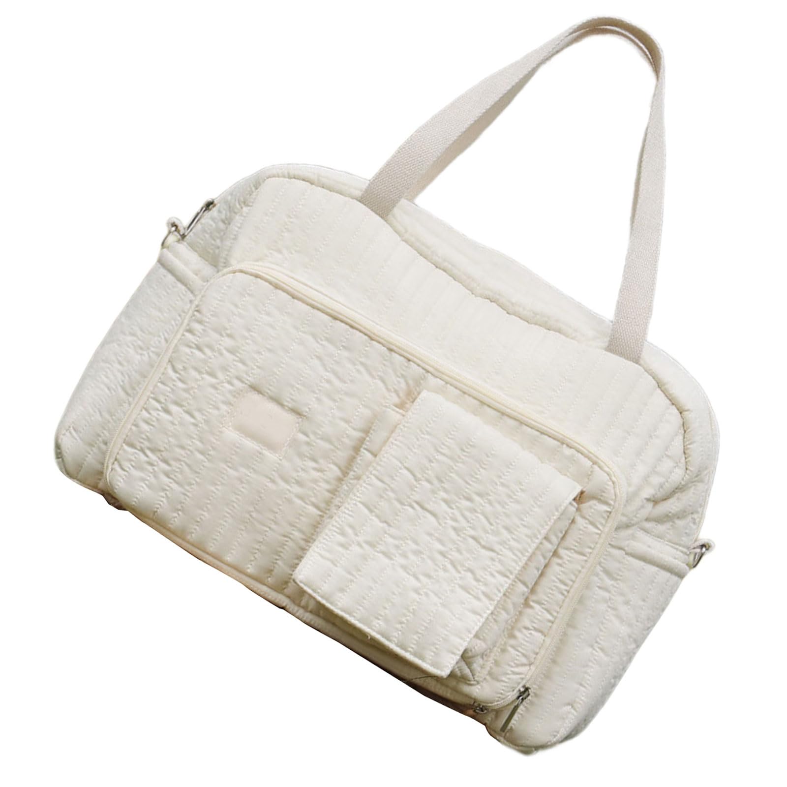 Bolsa de almacenamiento lavable de moda con diseño estratégico de compartimento para cambiar pañales, bolsa de pañales esencial