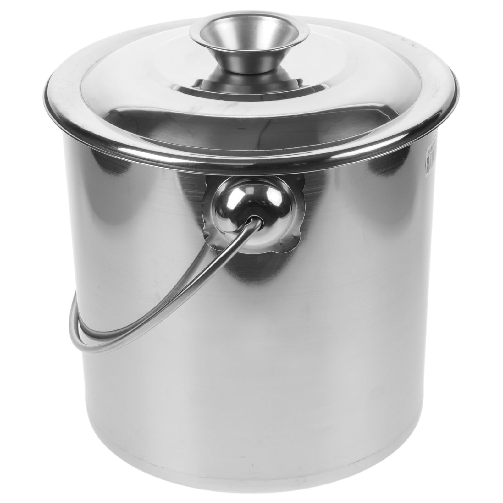 Seau à lait en acier inoxydable 6L récipient hermétique de cuisine