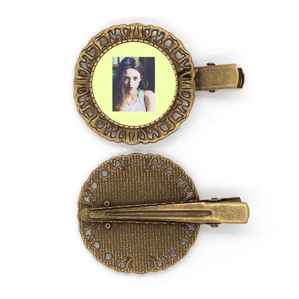 Occident Vogue Simple Comely Pretty Hairpin Headdress Brooch Hair Clip Barrette