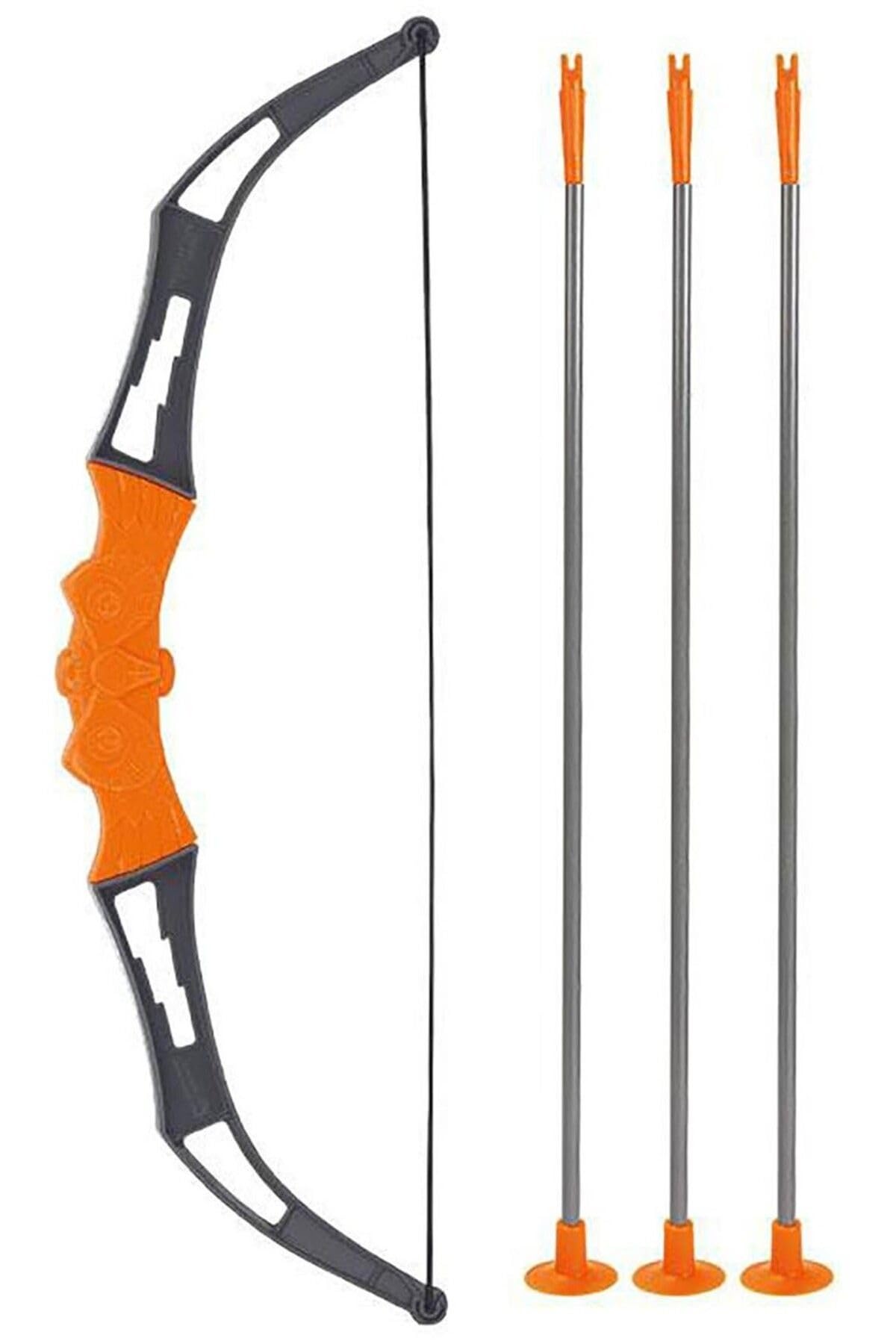 MINISO Archery Set, Toy Bow with Arrows Suction Cup, Archery Game with 3 Arrows