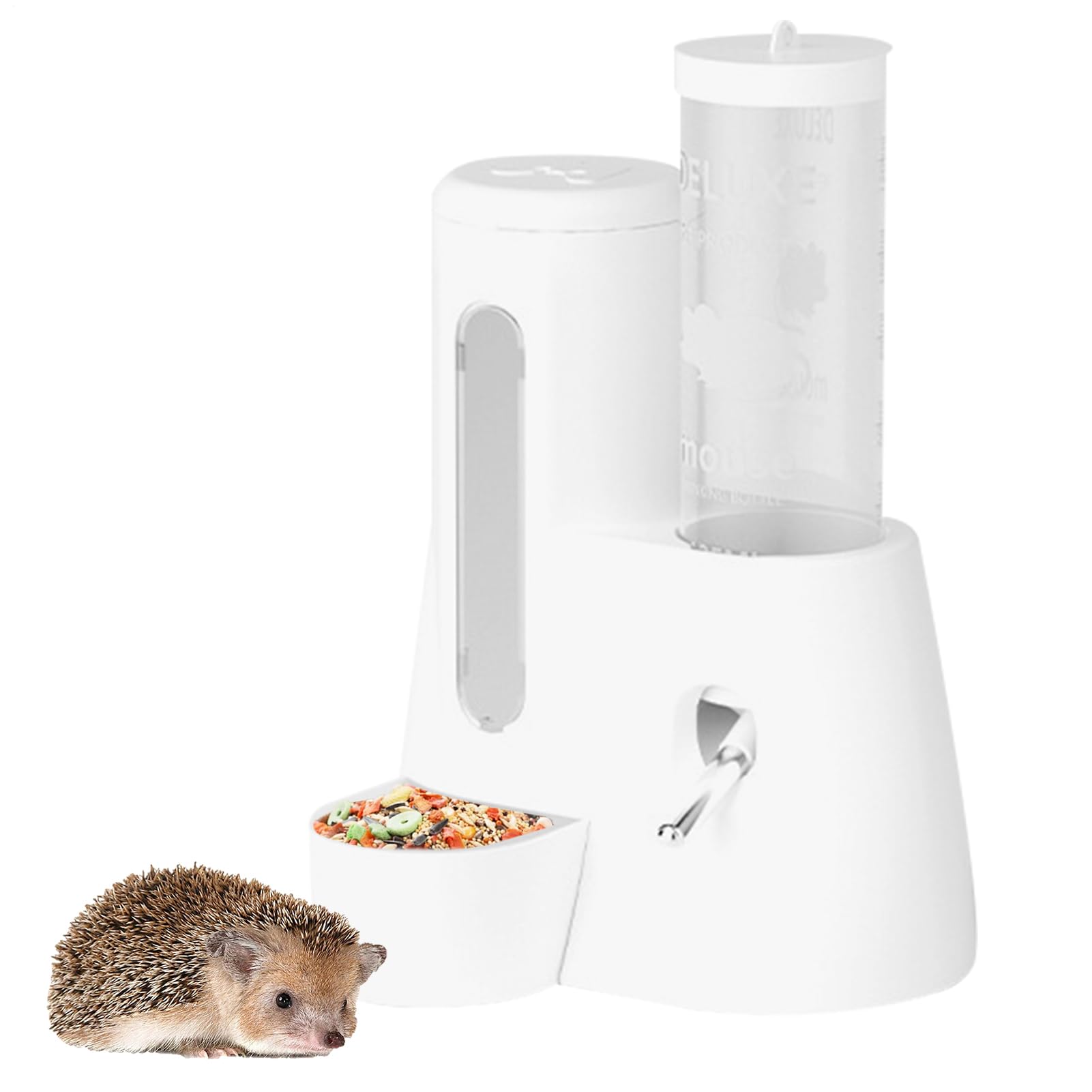 Bebedero para Hámster,Bebedero Antigoteo para Pequeños Animales con Plato | Antifugas De Y Bebedero para Alimentación De Mascotas