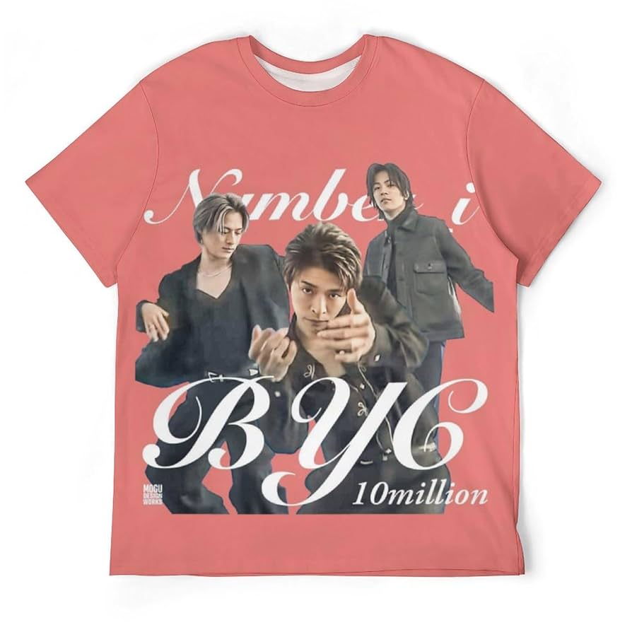 Number_i ツアーTシャツ　平野紫耀 Amazon.co.jp: Number_i平野紫耀tシャツ半袖丸首夏の