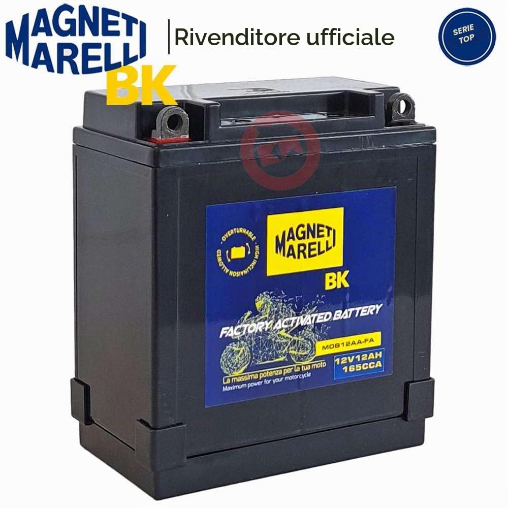 Batteria YB12A-A 12V 12AH Sigillata Pronta all’uso compatibile con HONDA CB 650 750 KAWASAKI GPZ 550