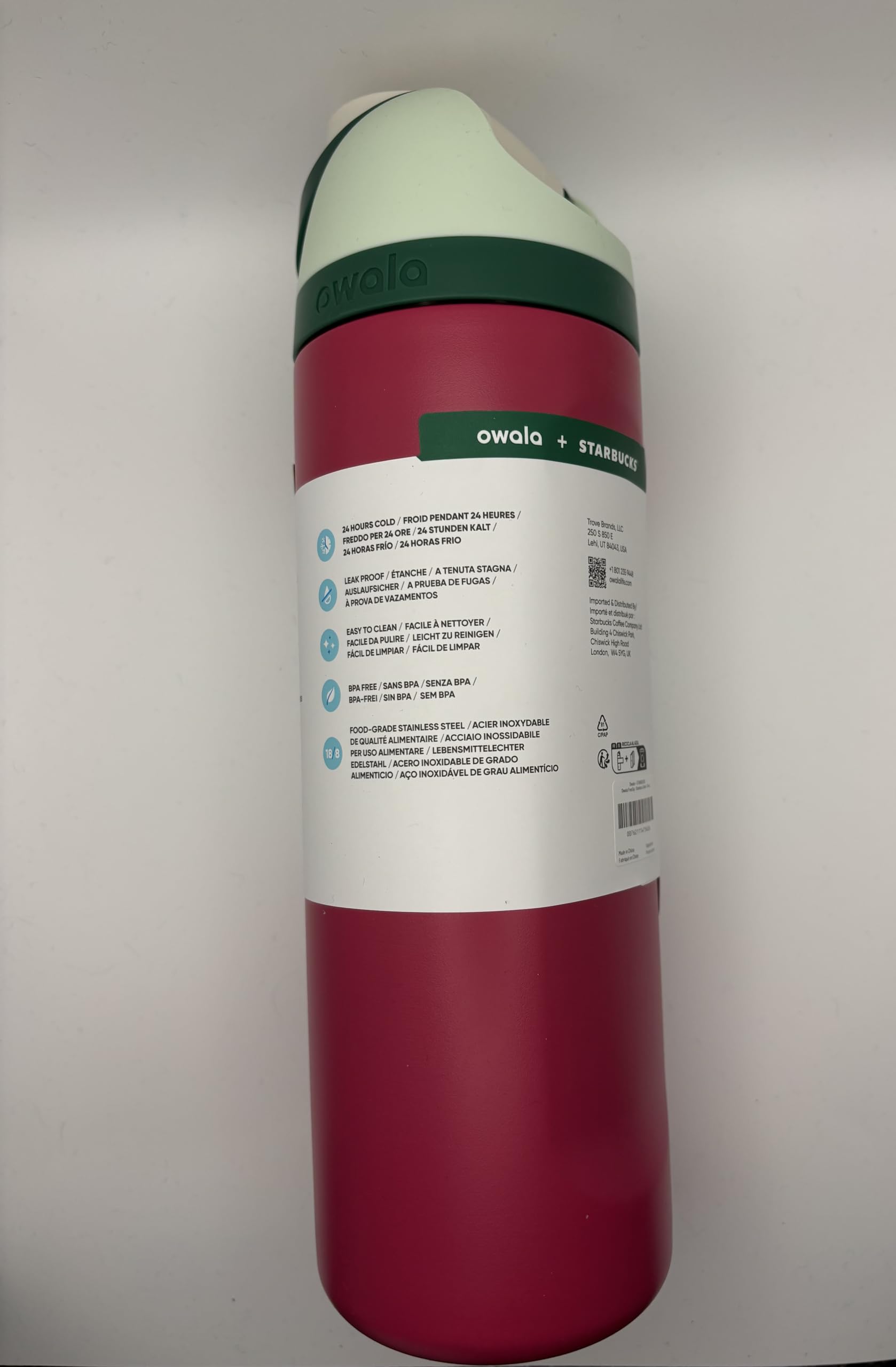 STARBUCKS Owala x Limited Edition FreeSip Su Şişesi Noel - 710 ml