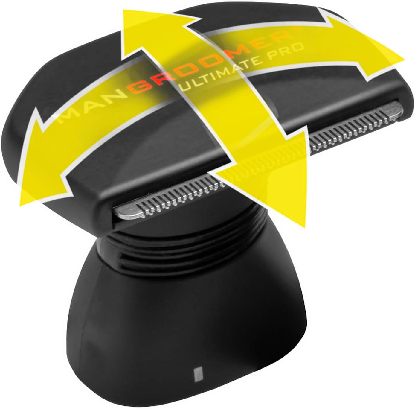 MANGROOMER - Ultimate PRO Back Hair Shaver (New 7th Generation) Complete Wide Blade Attachment Head with Shock Absorber Neck (Attachment Head with Shock Absorber Neck and Blade only)