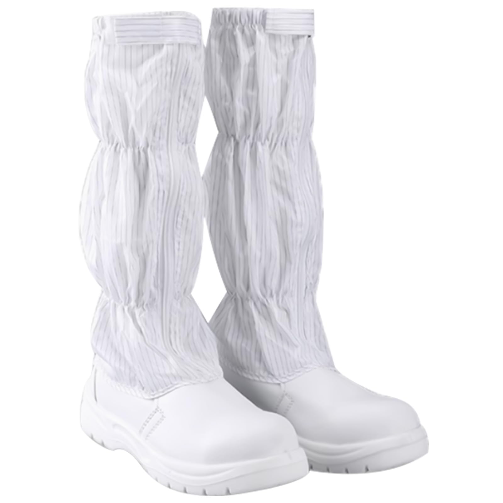 ALTA ANN RIAN Anti-Smashing Steel Head Cleanroom Boots with Rubber Edging, Dustproof, Anti-Static, PU Bottom, Skid and Wear Resistance (7(250mm))