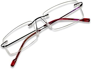 Redex Titanium Glasses Frame, Rimless Frameless Optical Eyewear Eyeglasses