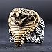 ZMY Home Mens Fashion Jewelry Rings, 316L Stainless Steel Cobra Snake Design Animal Ring for Men (12)