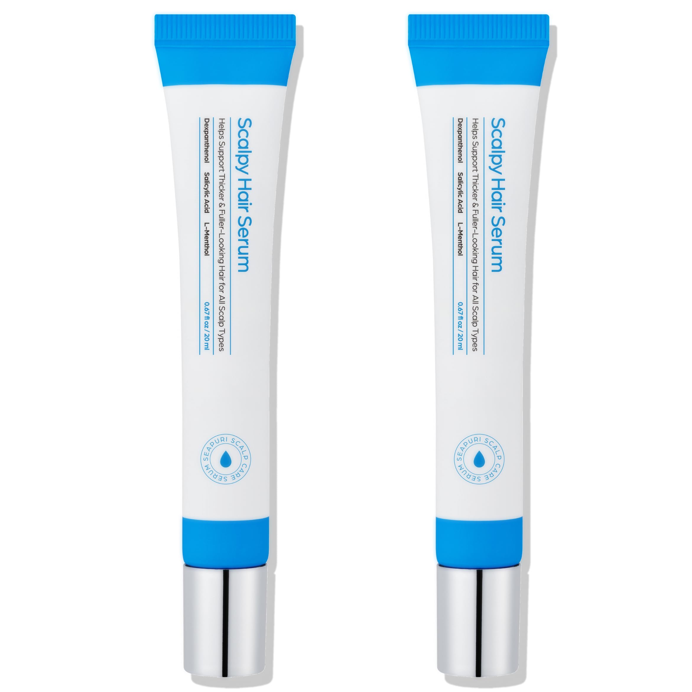 Scalpy Hair Growth Serum for Men & Women for Hair Loss & Regrowth | Scalp Treatment with Salicylic Acid, Menthol, Dexpanthenol | Non-Greasy, Lightweight (1.34 Fl Oz)