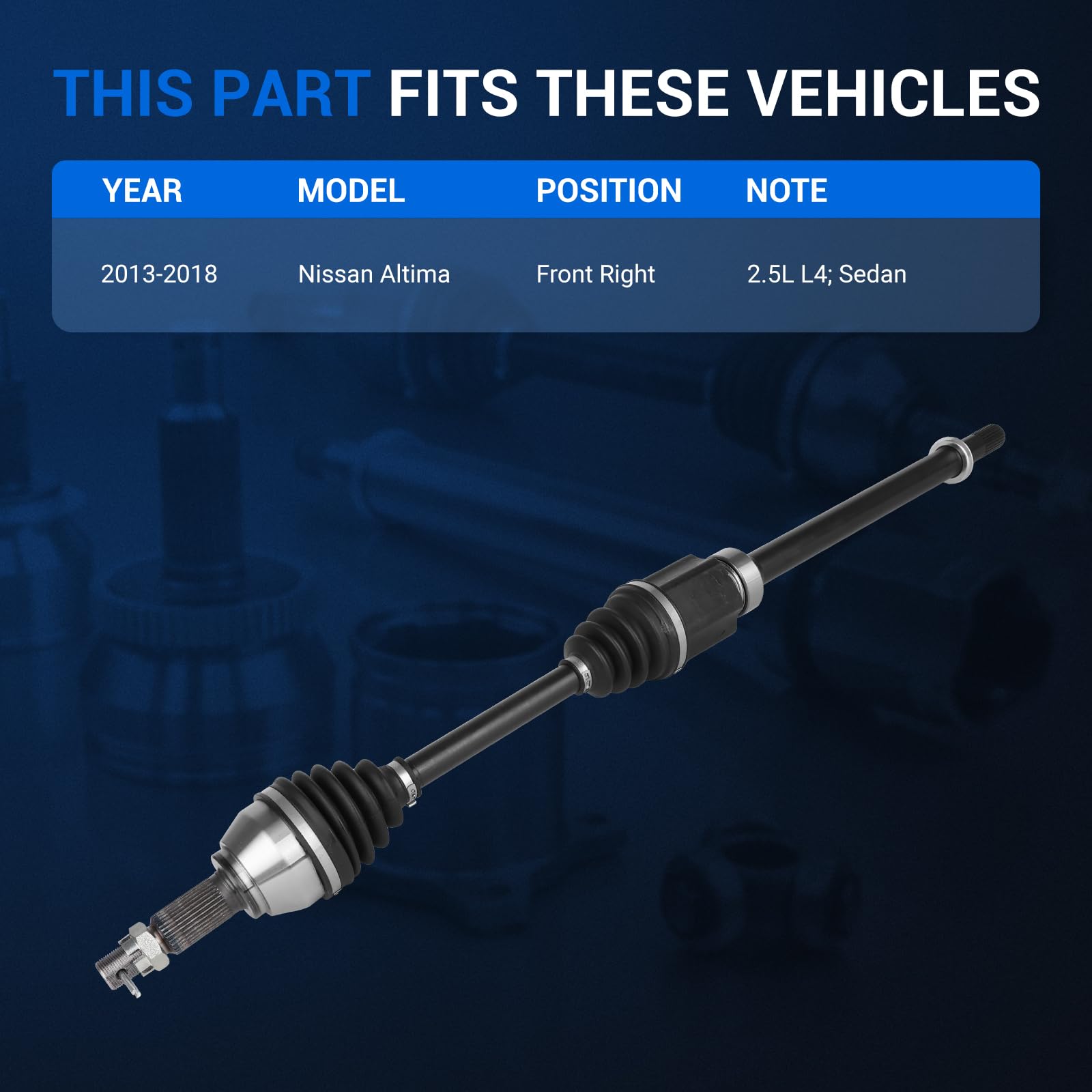 Amazon.com: Autoround 666431 CV Axle Shaft Assembly Compatible