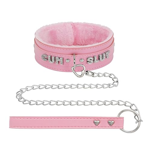 Fluffy necklace - with chain