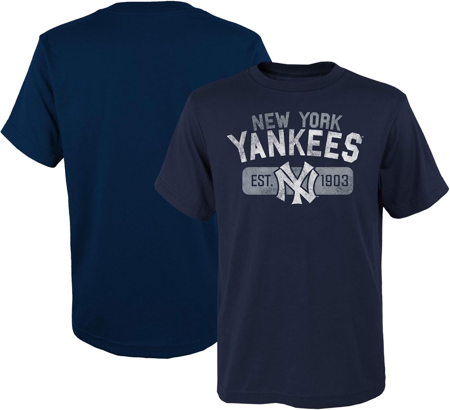 MLB Kids Youth 8-20 Cooperstown Distressed Throwback Logo Team T-Shirt