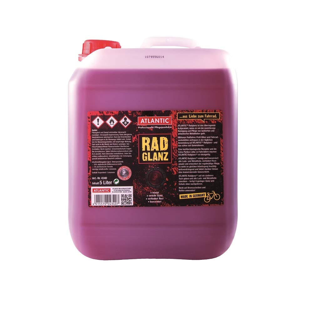 Atlantic Uni 2172006500 Bidón, Color Rojo Oscuro, 5 L