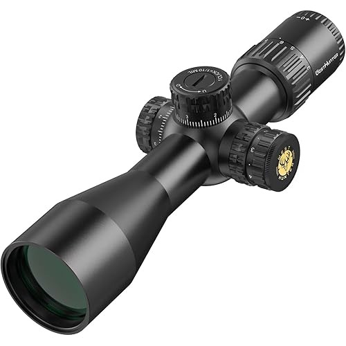 WestHunter Optics WHT SFIR FFP Series Compact Competition Riflescope, 1/10 MIL First Focal Plane Red Illumination Etched Glass Reticle, 30mm Tube Tactical Precision Shooting Scopes