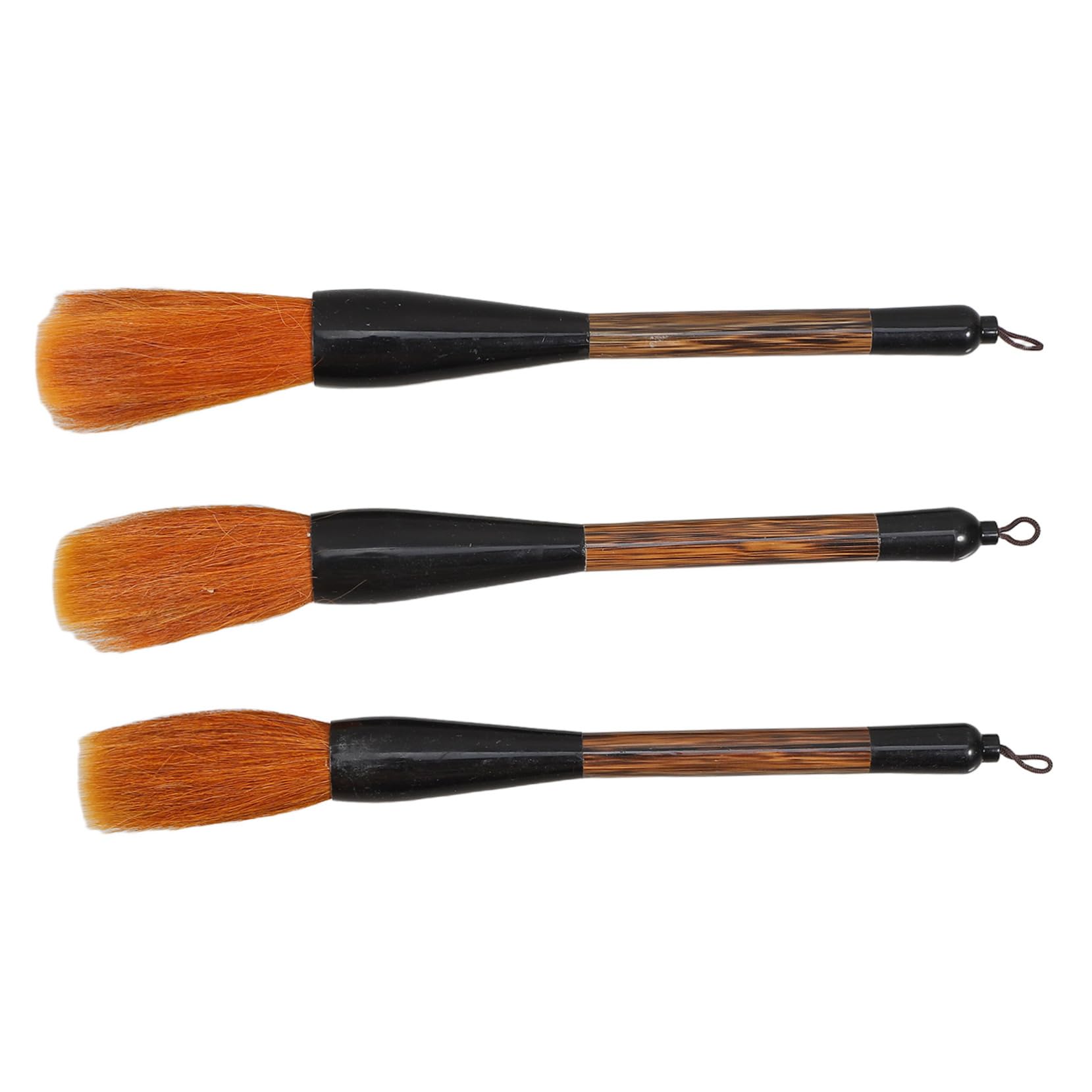 SHINEOFI 3 Piece Set Large Chinese Calligraphy Brush Set Ink Brush for Art Beginners Professionals