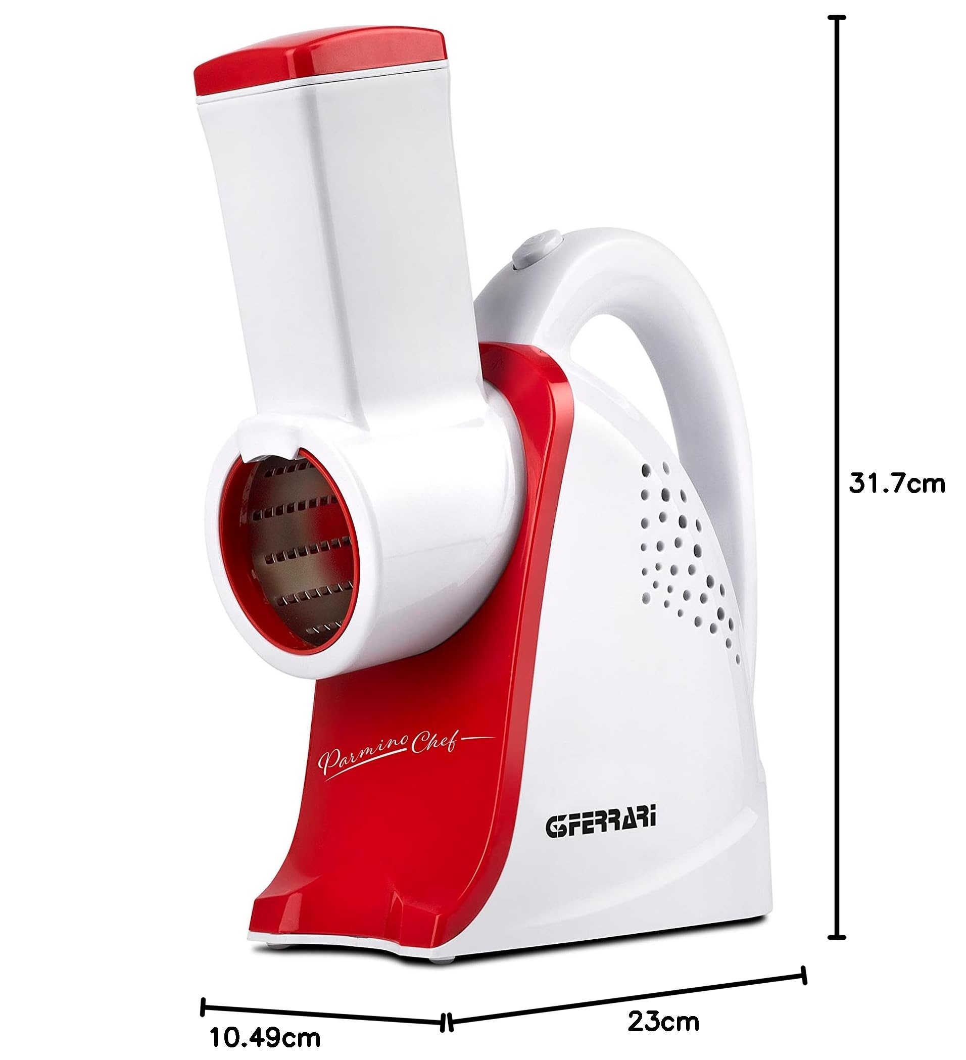 G3 Ferrari G20133 Parmino Chef Elektrische Reibe, 240 W, Kunststoffgehäuse