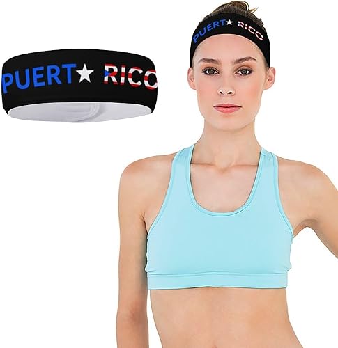 Miniatura 10 de CBBYY Diademas deportivas con bandera de país para mujer, bandas ajustables para el sudor, absorben la humedad, para hombres, para deportes,