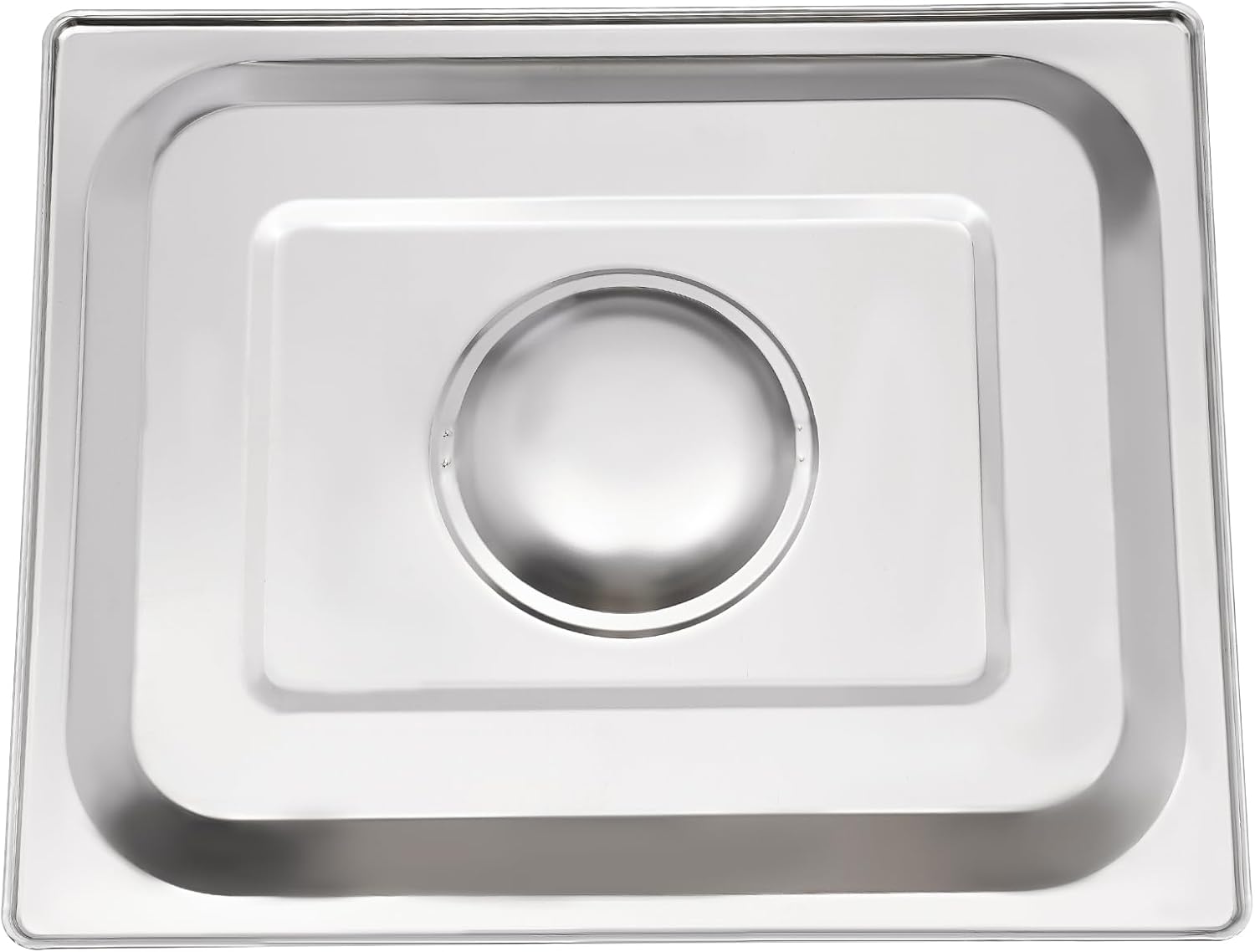 3Pack Stainless Steel Table Pan, Hotel Pans with Lids, Full Size 4 Inch Deep & 0.7mm Thickness, Catering Storage Metal Food Pan Commercial Table Pansns
