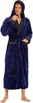 Ccko Robe Homme avec Hood, Grande et Tall Chaud peluche douce Robes pour hommes, Peignoir homme avec Poches pour bain spa