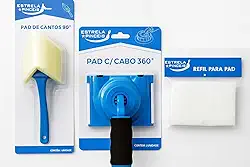 Pad para Recorte em Pintura + Pad para Pintura de Cantos + Refil com 2 Unidades - Trincha/Pincel