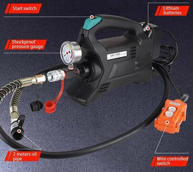 Ultra High Pressure Portable Electric Hydraulic Pump Small Multifunctional Rechargeable Hydraulic Pump