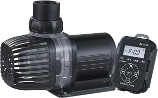 Jebao Bomba de retorno para aquário Jecob EP5000 DC com controlador LCD, 1320GPH /5000LPH, elevação máxima de 4 m, velocidade ajustável, aquários, lagoas, fontes, reservatórios, hidroponia, ultra