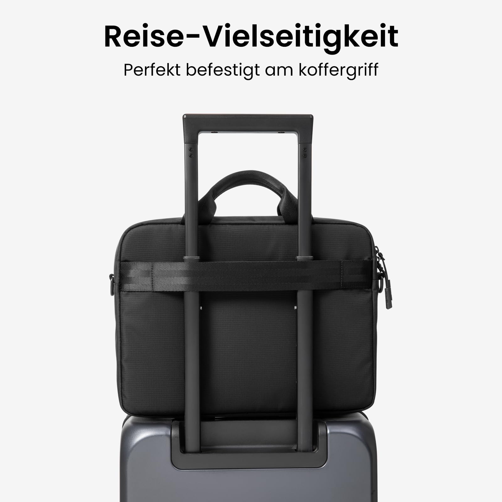 tomtoc Laptoptasche Passt Bis Zu 15 15,6 16 Zoll Laptop Wasserabweisend Tasche für MacBook Pro M5 Pro/Max (2026), Aktentasche Herren für Business Tägliches Pendeln, Platz für Dokumente und Ladegerät