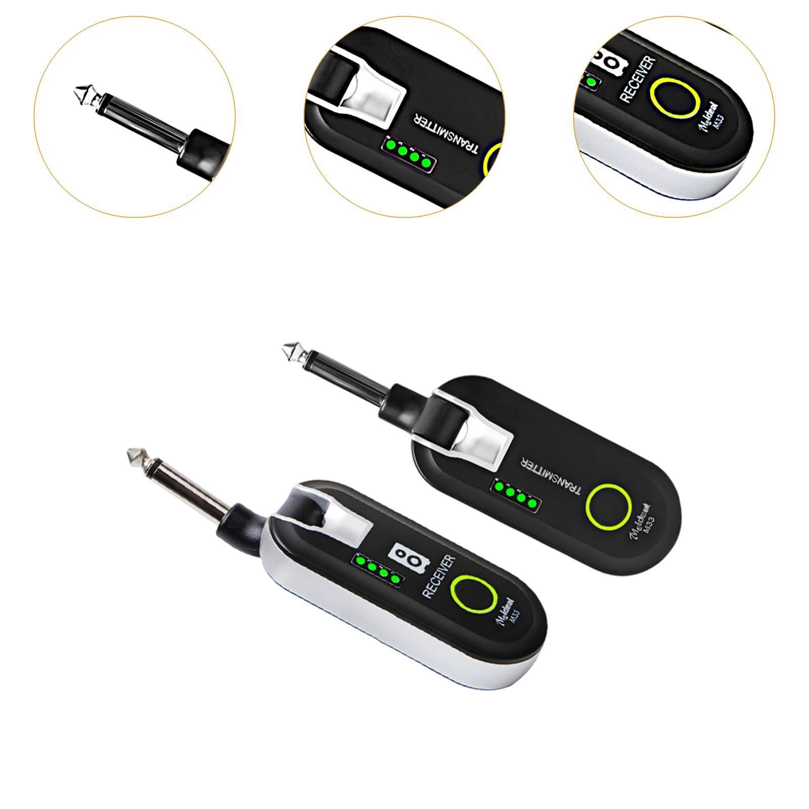 Amagogo Adaptateur sans fil pour émetteur et récepteur de guitare Système d'adaptateur sans fil Pièce pour instrument de musique