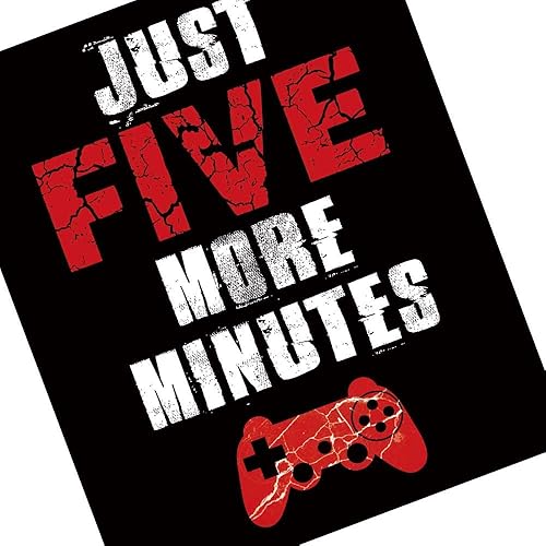 Miniatura 2 de CHIEN-CHI LILI Juego de 4 pósteres de videojuegos azules (8 x 10 pulgadas), decoración de pared de habitación con temática de videojuegos, arte de