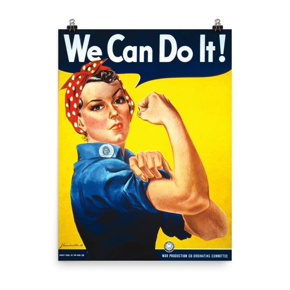 Amazon.co.jp: ヴィンテージポスター - Rosie the Riveter 1276 - 強化