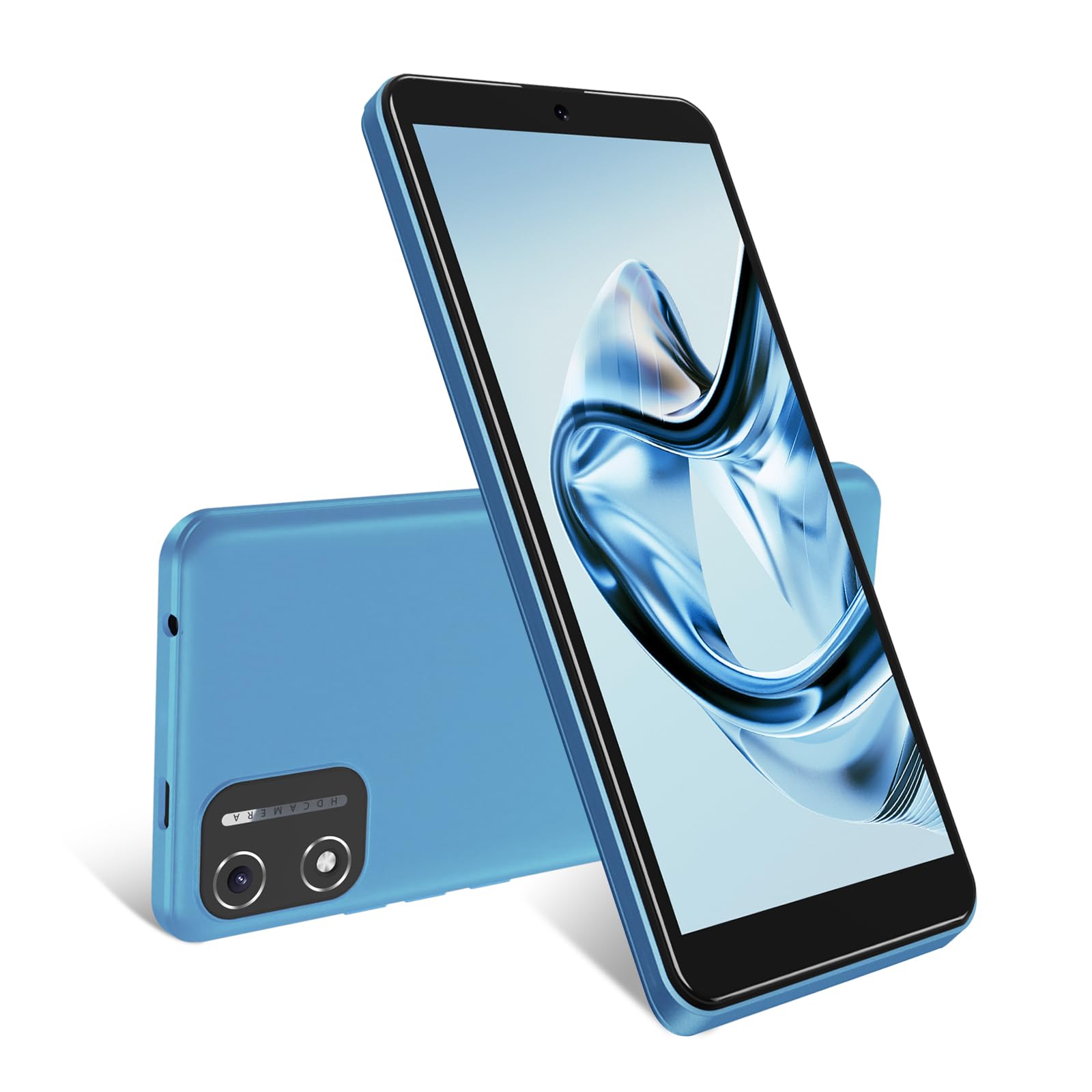 Xgody X32 Smartphone Android con 2GB RAM + 16GB ROM (128GB Espandibile), Octa-Core 5,5" 2500mAh Telefoni Cellulari Dual SIM 4G- 8MP+5MP Camera 3 Slot/Face ID/GPS (Blu)