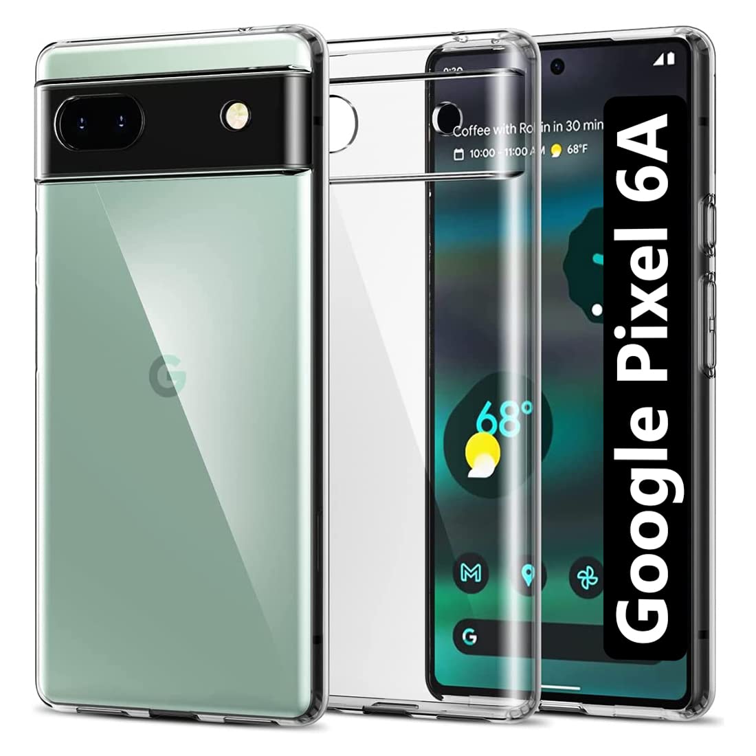 Fashionury Transparent Soft Silicone TPU Back Cover Compatible for Google Pixel 6a / Google Pixel 6a (B0B8W4KV6W) Amazon Price History, Amazon Price Tracker