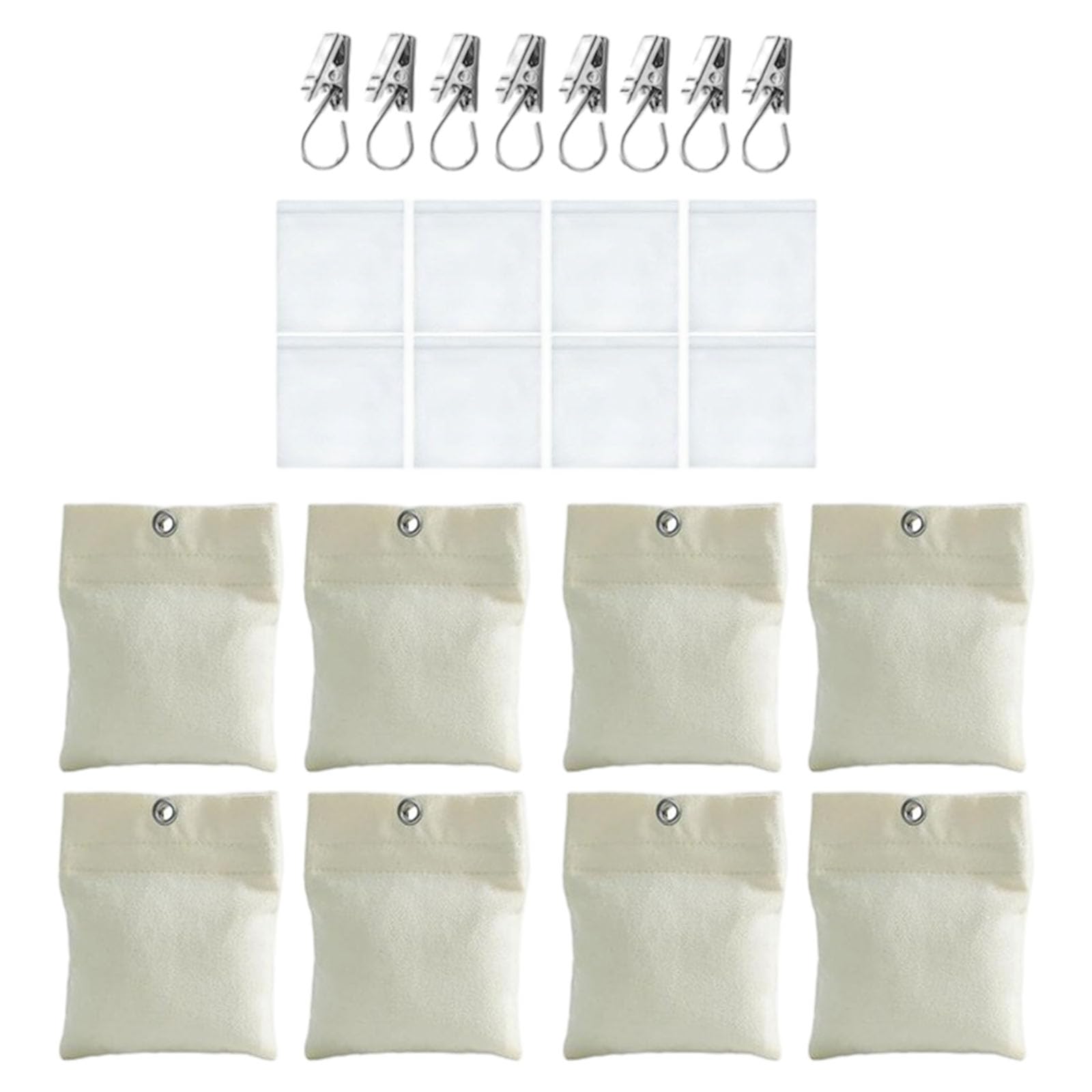8Pcs Outdoor Outdoor Curtain Weights Waterproof Drapery Magnets Accessory for Shower Curtains Tablecloths Flags Drapery Weights