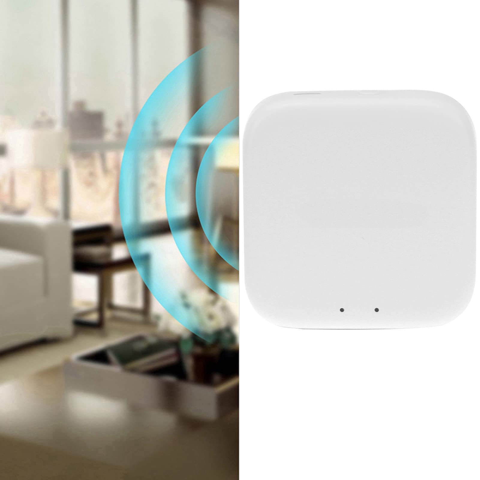 Centro central de hogar conectado |Control remoto de aplicación multifunción para dispositivos Zigbee |Funciona con Tuya/Siri/Asistente |Diseño compacto, fácil configuración