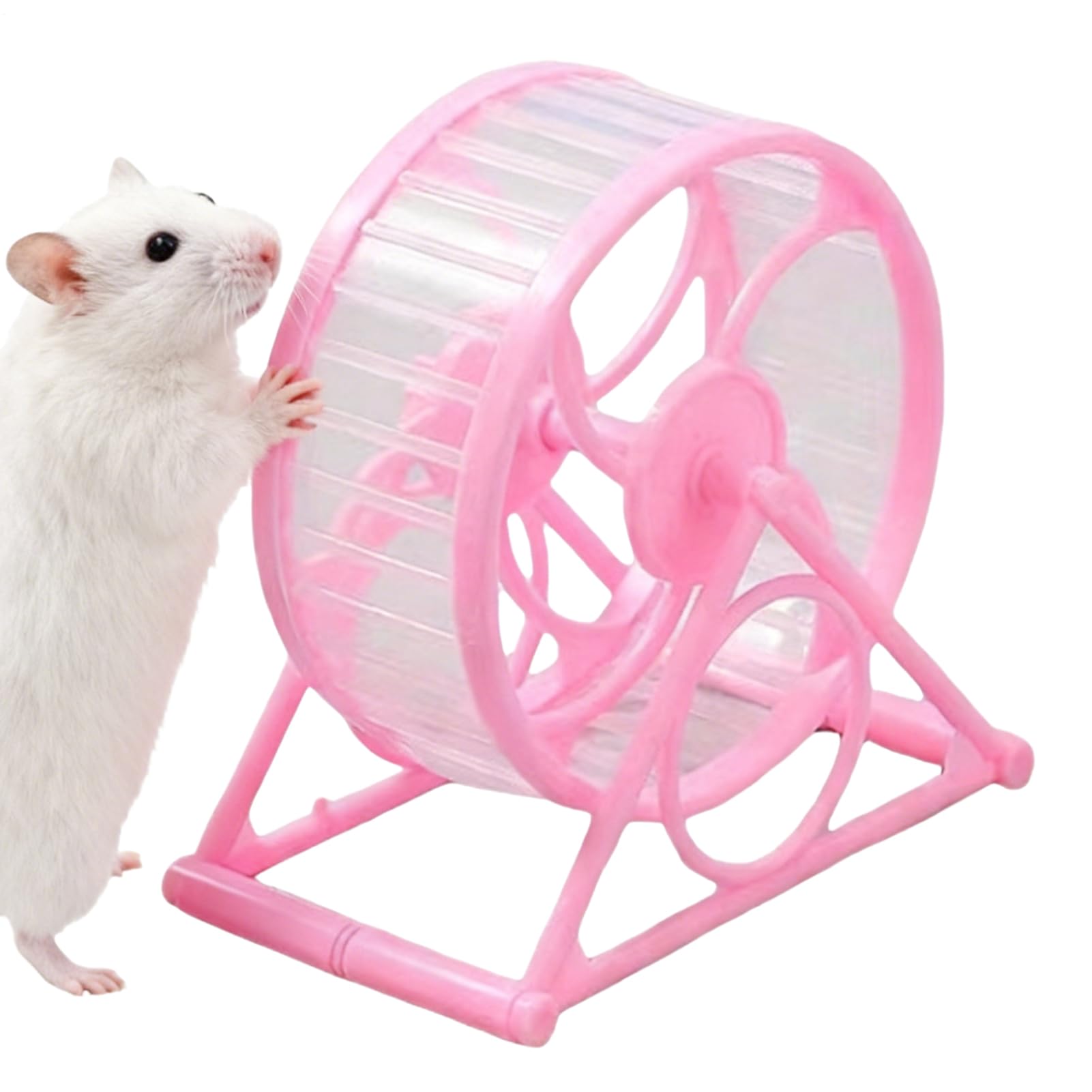 Quiet Hamster Wheel,Silent Breathable with Stand | Hamster Exercise Wheel for Cage Running | for Small Medium Breeds Golden Bears Bunny Hedgehog Gerbil