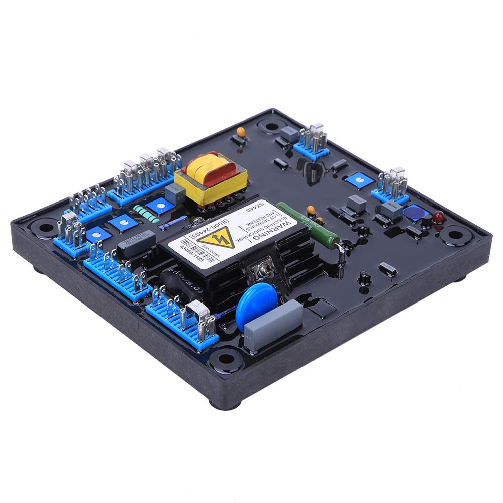 SX440 AVR Regolatore di tensione senza spazzole 190-264VAC Monofase Generatore a due linee Ricambi automatici, Dinamo
