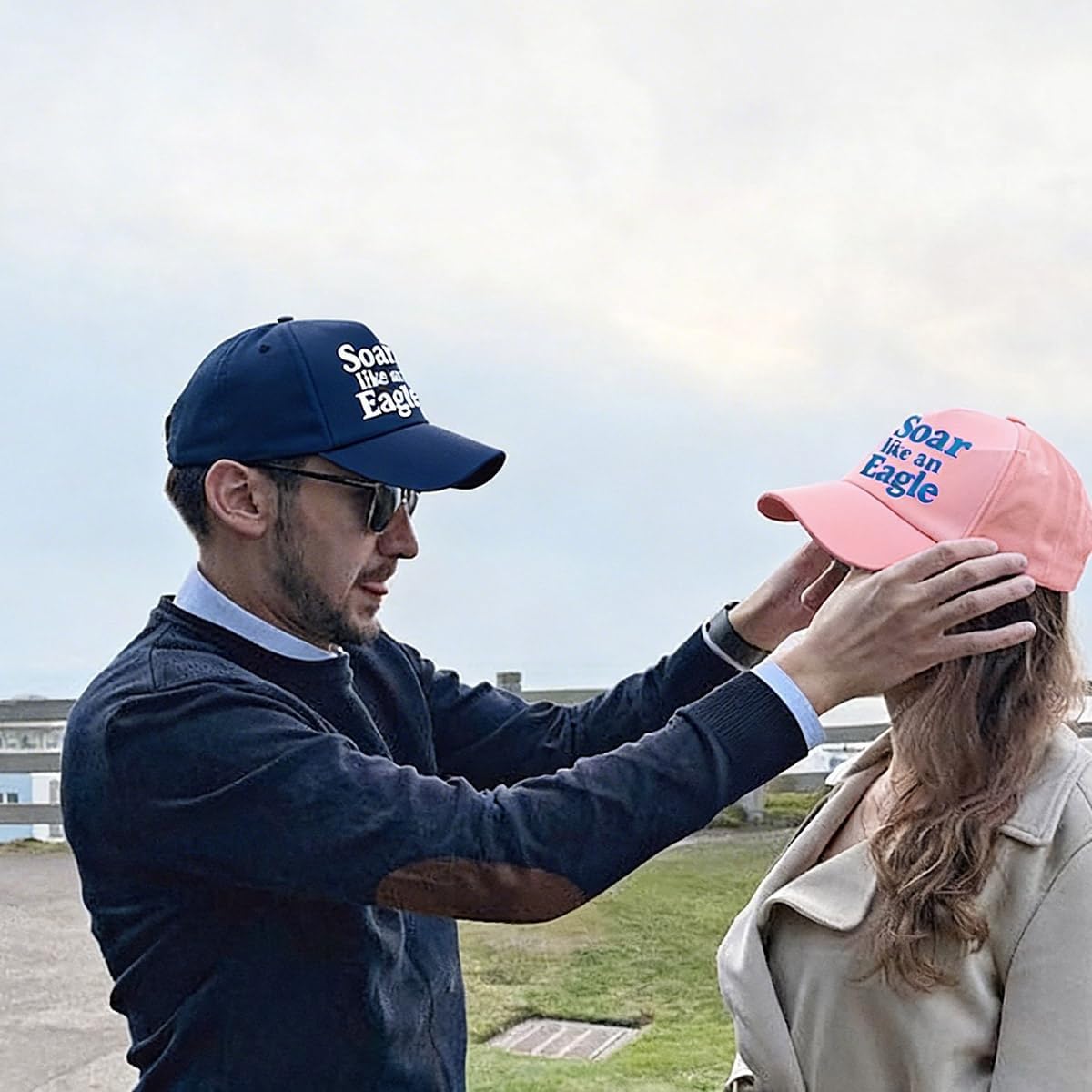 Soar Like an Eagle Embroidered Baseball Cap for Men Women, Adjustable Unisex Dad Hat, Motivational Casual Sportswear Hat