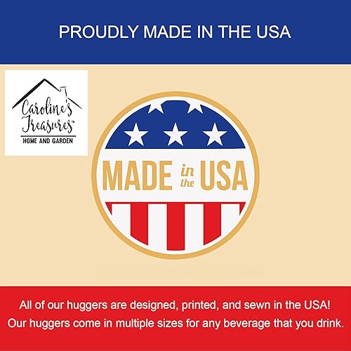 Miniatura 5 de Caroline's Treasures DAC2055MUK Siberian Husky Spooky Halloween Hugger for Ultra Slim Cans Can Cooler Sleeve Hugger Machine Washable Drink Sleeve