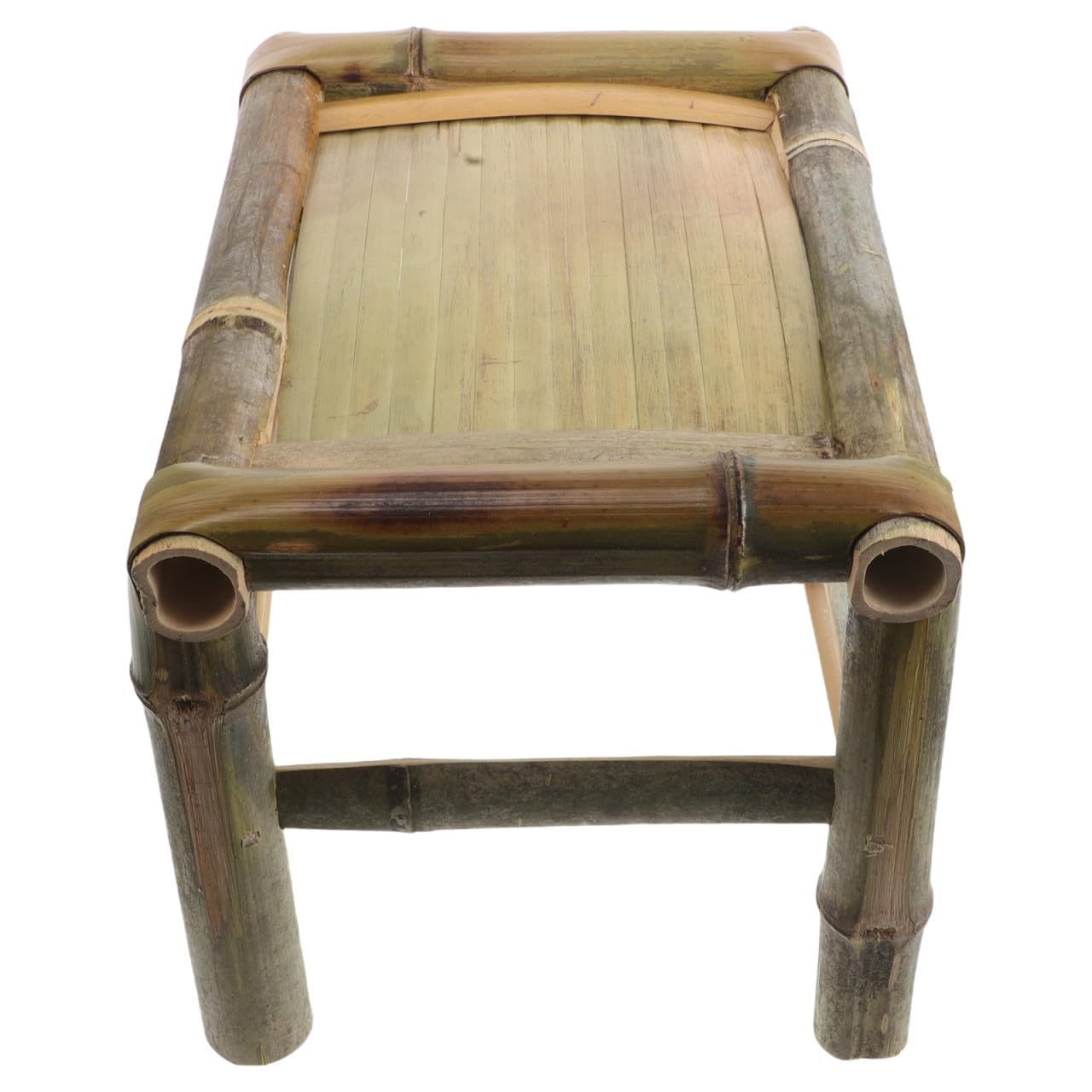 Tabouret en bambou pour resoudre le manque de place au balcon