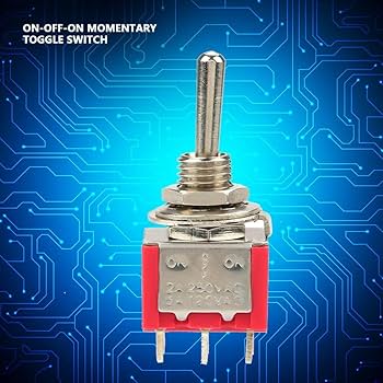 Amazon.co.jp: cigemay 10個ON-OFF-ON 3ポジションモーメンタリトグル
