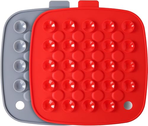 Miniatura 7 de Happy Kit 2 salvamanteles de silicona para accesorios de cocina, diseño de salvamanteles para cocinar con niños, cuencos de vidrio con parte