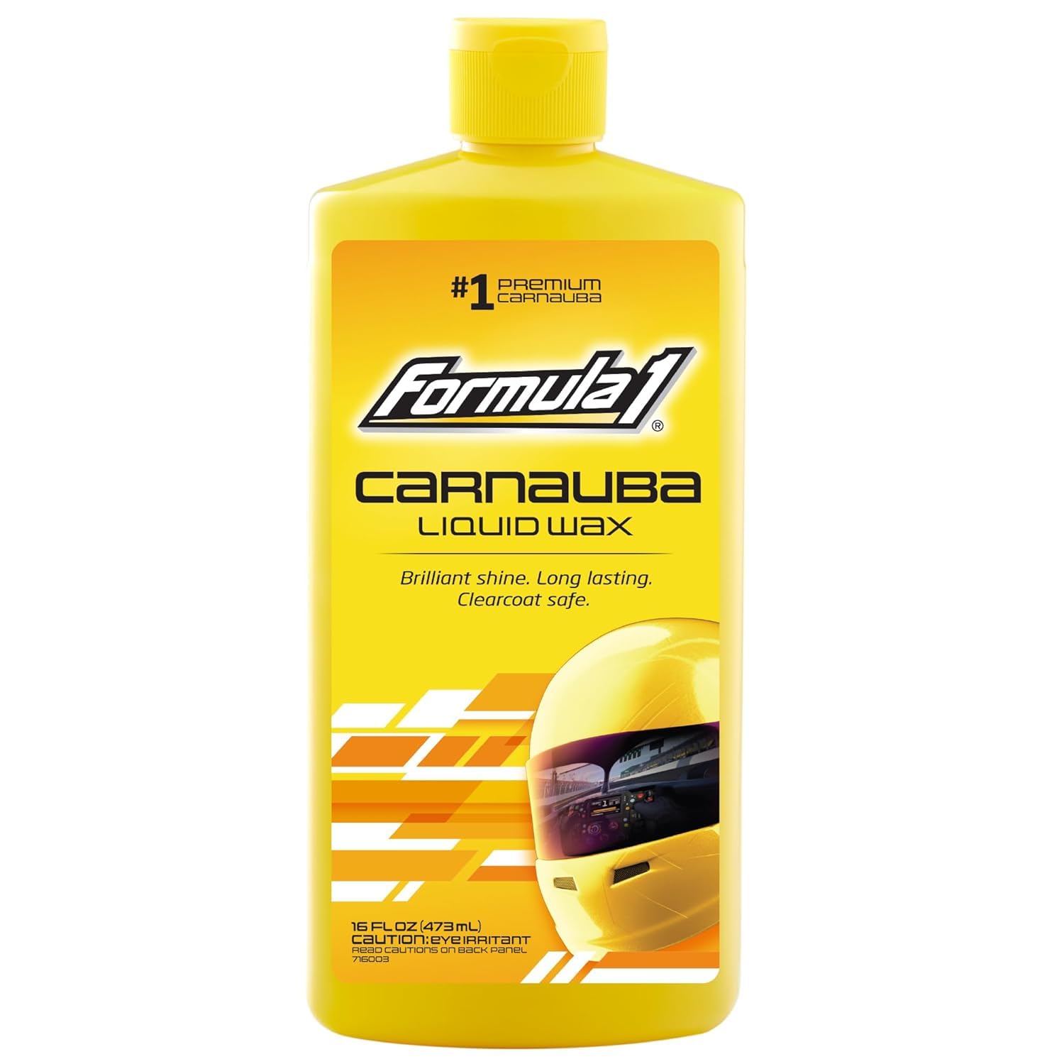 Formula 1 Carnauba Liquid Wax for Cars, 473 ml | Clearcoat Safe, 12-Month Protection, Removes Scratches & Haze, Brazilian Carnauba, Boats & Motorcycles-image-8