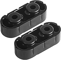 Fitede Exhaust Muffler Hanger Insulator (2pcs) 15092802 for Chevy Silverado Suburban Express GMC Sierra Yukon - Built-in Iron Frame
